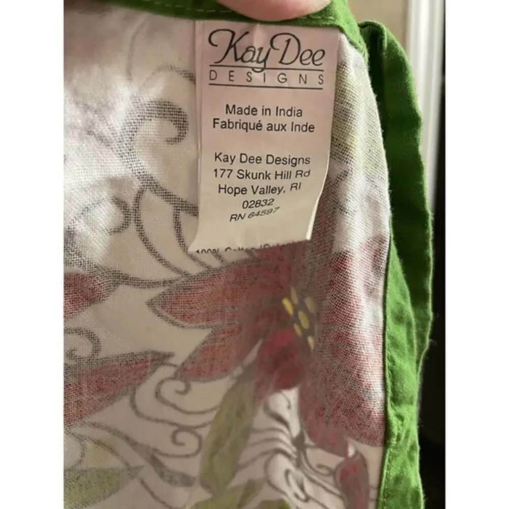 Christmas Apron Poinsettias Funny Naughty Or Nice‎ One Size